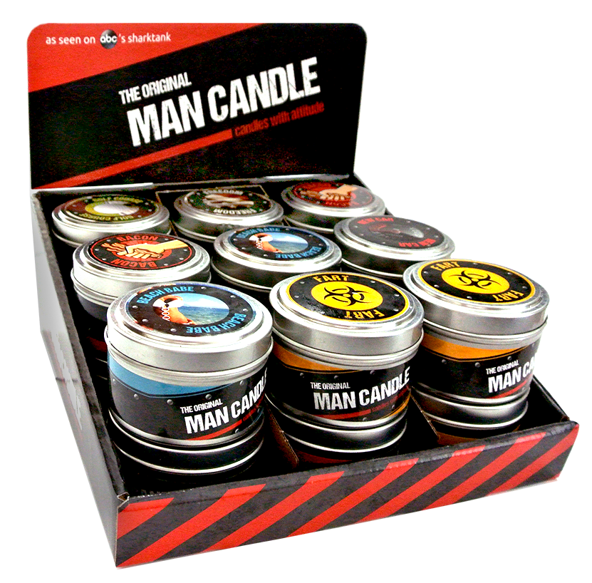  The Original Man Candle Beach Babe 2.75 Tin with 3oz Candle :  Home & Kitchen